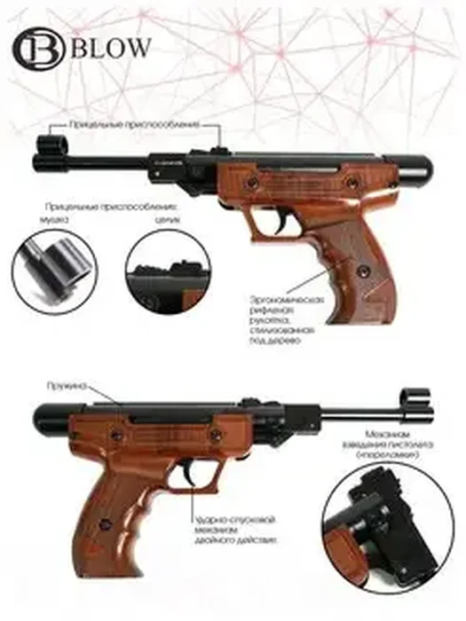 Пистолет пн BLOW к4,5